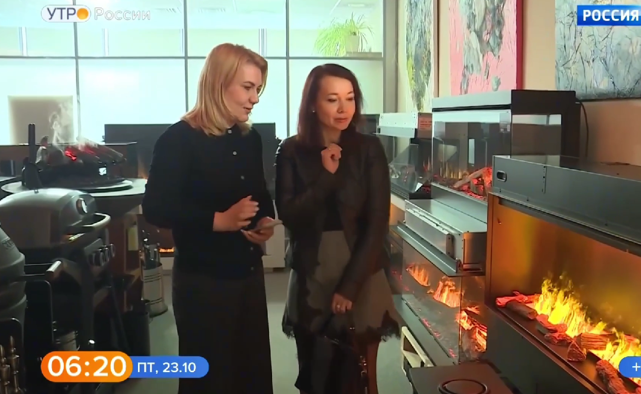 В шоуруме DANTEX GROUP прошли съёмки для телеканала «Россия 1»
