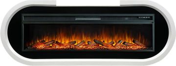 Каминокомплект  Soho - Белый с черным с очагом Vision 60 LOG LED