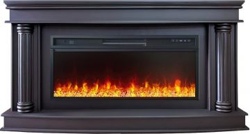 Каминокомплект  Rome 42 - Темный шоколад с очагом Vision 42 LED