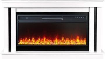 Каминокомплект  Cosmo 42 (Разборный) - Белый с черным с очагом Vision 42 LED