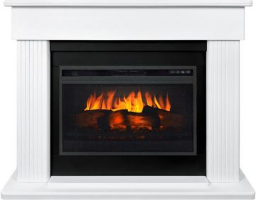 Каминокомплект  Mozart SFT (Разборный) - Белый с очагом Vision 26 EF LED 3D FX