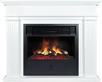 Каминокомплект  Bern (Разборный) - Бьянко белый с очагом Design B650RF 3D