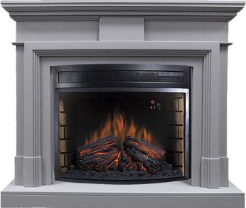 Каминокомплект  Coventry Grey - Серый с очагом Dioramic 28 LED FX