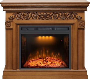 Каминокомплект  Athena - Дуб с очагом Emerald 23