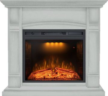Каминокомплект  Manchester - Белый с очагом Emerald 23