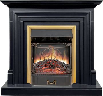 Каминокомплект  Bradford - Серый графит с очагом Majestic FX Brass