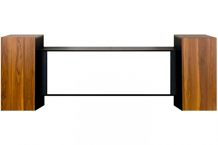 Портал-тумба Style (Разборный) - Орех с черным Royal Flame Портал-тумба Style (Разборный) - Орех с черным