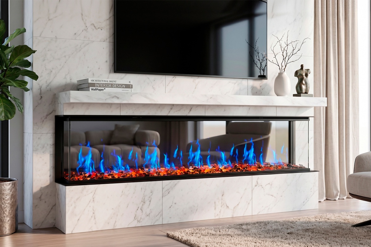Новые серии электрокаминов: 5DVART LCD и 5DVART Panorama (LCD) Фото 1.