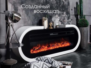 Электрические камины Faber в журнале "Камины и отопление" № 1 (112), 2024