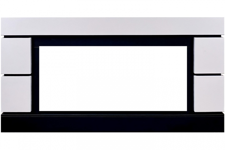 Портал Modern 42 (Разборный) - Белый с черным Royal Flame Портал Modern 42 (Разборный) - Белый с черным